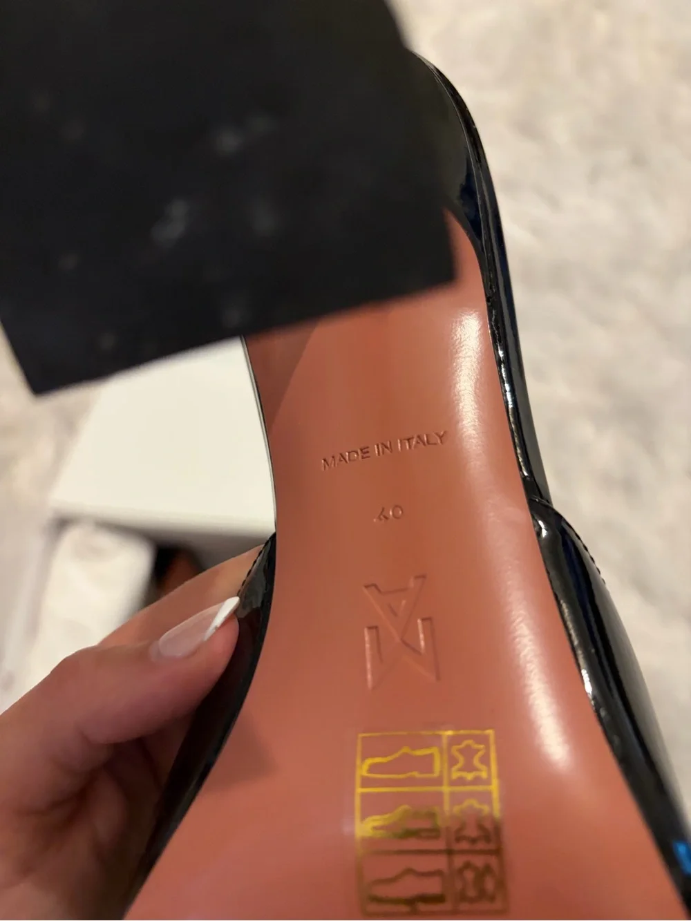 Amina Muaddi Lupita Mule Heels